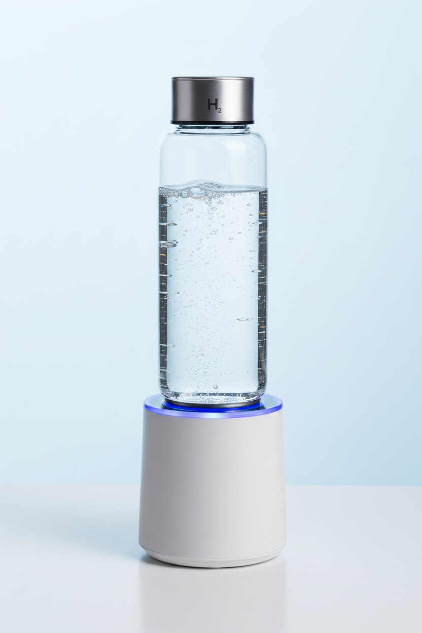 Hydrogen Water Bottle — Light Blue