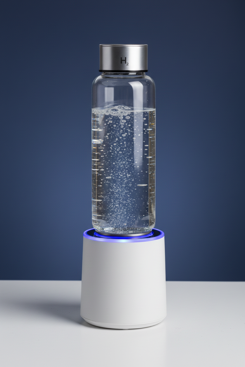 Hydrogen Water Bottle — Navy Blue